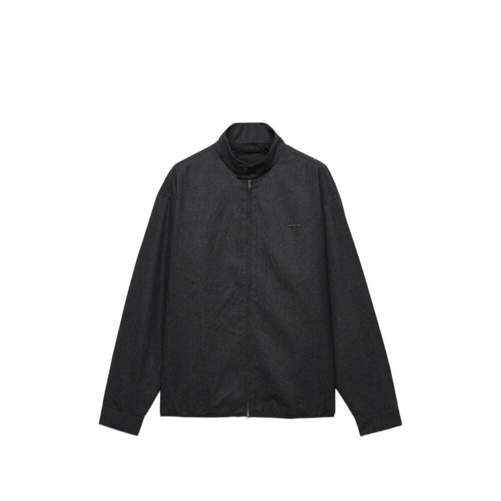 Prada Grey Jackets - Shirt Jackets Men